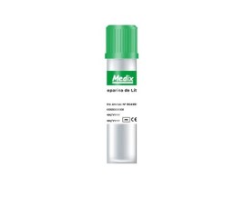 Microtubo Com Heparina De Lítio 50 Unid - 0,5 Ml - Medix